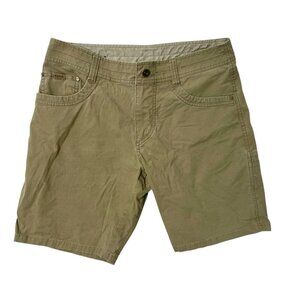 KUHL Nylon Blend Hiking Outdoor Hiking Shorts Gorpcore Khaki Tan size 32